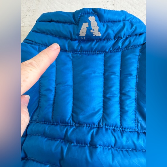 Eddie Bauer Men's Blue and Gray lightweight down filled Quilted Vest size Large - Picture 11 of 11